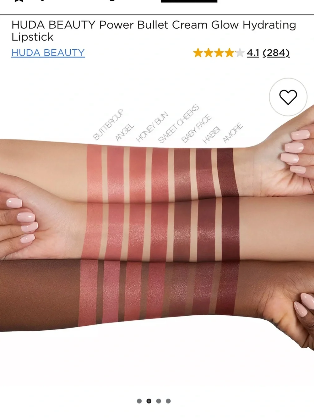 Huda Beauty Baby Face lipstick Sweet Nudes